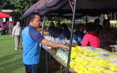 Polres Bengkulu Selatan Gelar Gerakan Pangan Murah, Hadirkan Sembako Terjangkau Jelang HUT RI Ke-80