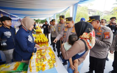 Kapolri Tinjau GPM Polda Banten, Telah Distribusikan 27 Ton Beras SPHP ke Masyarakat