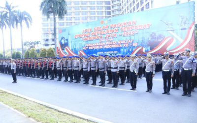 9.035 Personel dikerahkan untuk Amankan HUT ke-80 RI