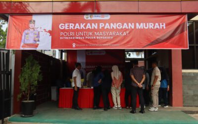 Ditreskrimsus Polda Bengkulu Gelar Gerakan Pangan Murah untuk Bantu Masyarakat Bengkulu