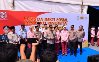 Wakapolri Tinjau Pembangunan SMA Kemala Taruna Bhayangkara dan Gelar Bakti Sosial Serta Bakti Kesehatan di Bogor