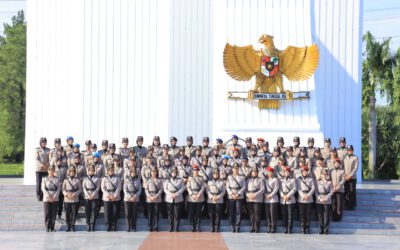 Polwan Mabes Polri Gelar Ziarah dan Tabur Bunga di TMP Kalibata Peringati Hari Jadi ke-77