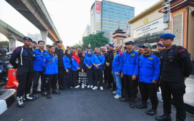 Buruh KSPSI dan Polri Adakan Bakti Sosial, Ratusan Paket Sembako Dibagikan kepada Warga